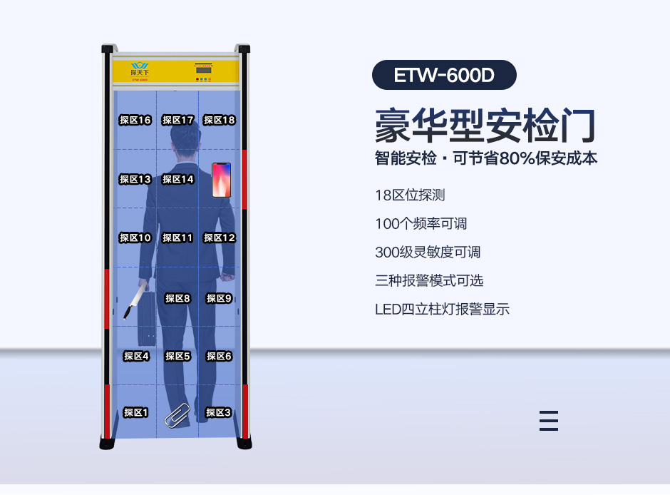 液晶顯示安檢門