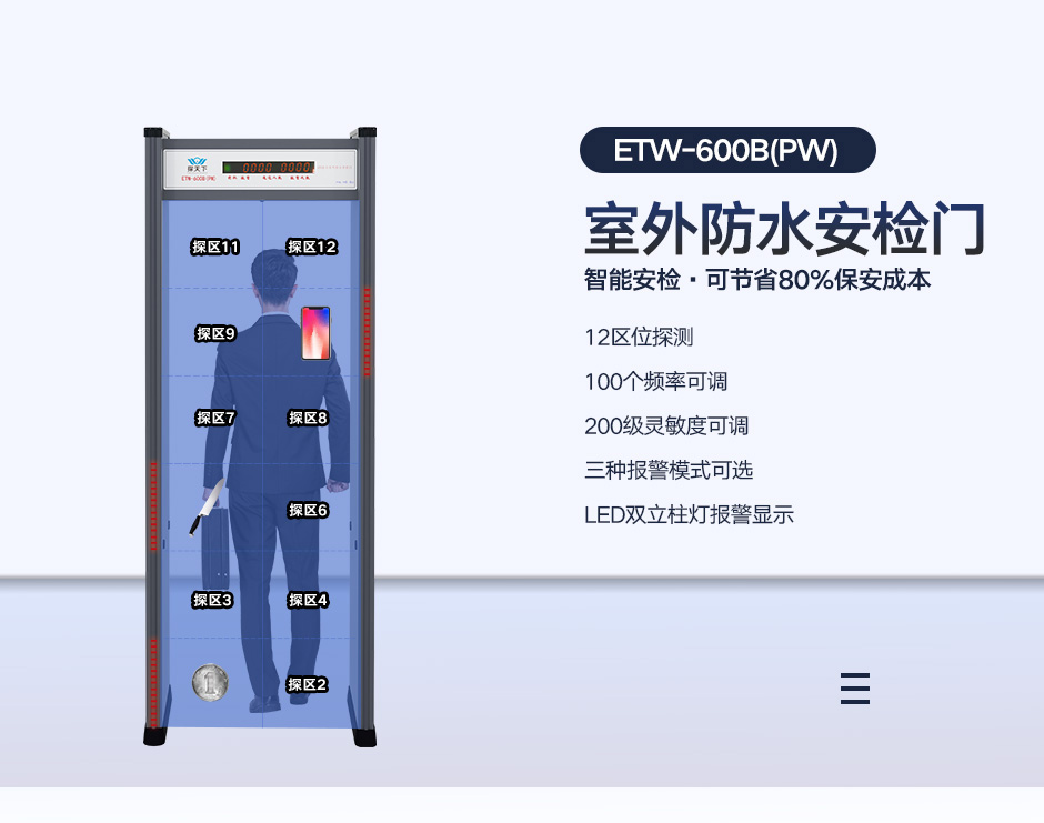 防水安檢門